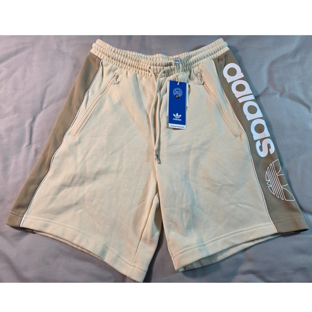 Adidas Itasca French Terry Shorts Mens Small Athleisure Casual HR4689 NEW